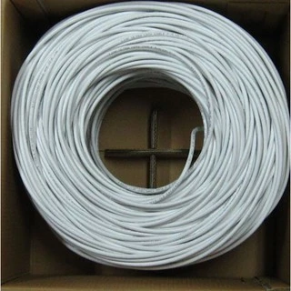 LINK (สายแลนในอาคาร) รุ่น US-9106LSZH CAT6 UTP (305m/Box หรือ 1000ฟุต) INDOOR 23 AWG (250 MHZ) (สีขาว) - ประกัน 30 ปี