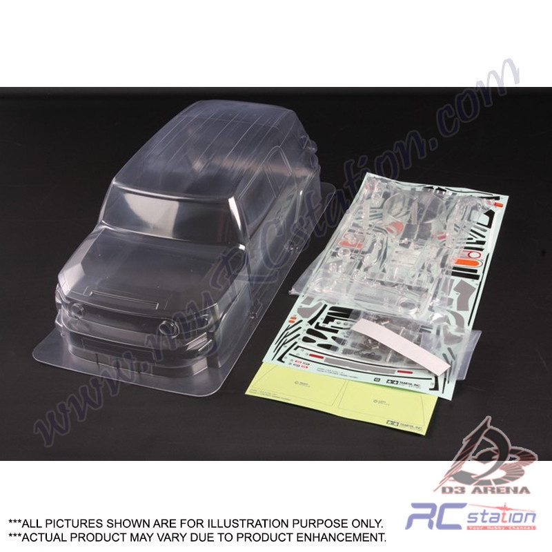 Tamiya Body Shell 51560 - Tamiya 1/10 Toyota FJ Cruiser Body Set (CC-01/CR-01) [51560]