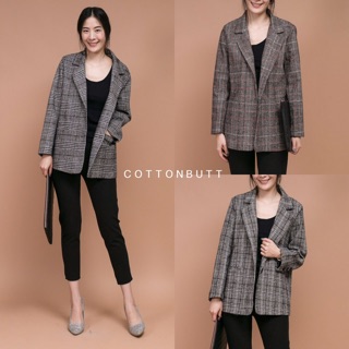 Checked Blazer