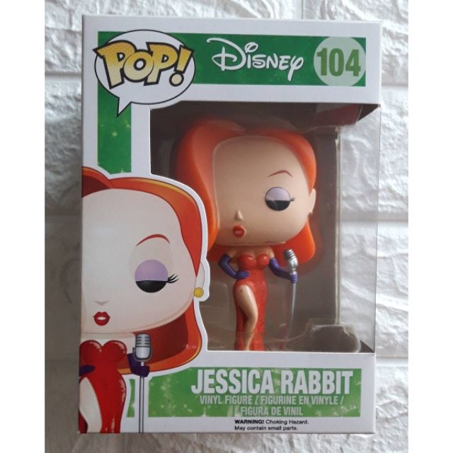 Funko Pop Disney Jessica Rabbit 104 who framed Roger Rabbit ดิสนีย์ rare ของสะสมหายาก