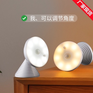 โคมไฟ Led เซนเซอร์ตรวจจับการเคลื่อนไหว ชาร์จ Usb สําหรับห้องนอน ทางเดิน