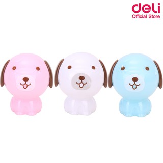 Deli 0550 Pencil Sharpener กบเหลาดินสอ ทรงด๊อกกี้น้อย (แพ็คกล่อง 12 ชิ้น) กบ กบเหลาดินสอไม้ ที่เหลาดินสอ เครื่องเขียน