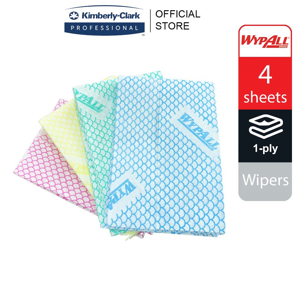 Wypall X80 ผ้าทําความสะอาด (4 ชิ้น)