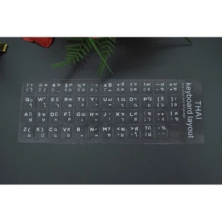 Sticker Keyboard Thai / English แบบ3M สติกเกอร์ ภาษาไทย-อังกฤษสำหรับติดคีย์บอร์ด