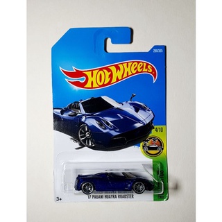 hot wheels 17 PAGANI HUAYRA ROADSTER สีน้ำเงิน