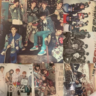 พร้อมส่ง โปสเตอร์ ออฟฟิเชี้ยล แท้ btob / b1a4 / bap