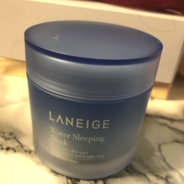 Laneige water sleep mask used!