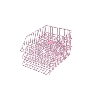 ตะกร้าลวดชุบสี 3 ชั้น โรบิน 303/3-layer color-plated wire basket Robin 303