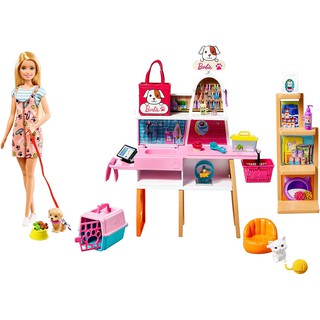 Barbie Estate Pet Store Playset บาร์บี้-ตุ๊กตาอาชีพ พร้อมสัตว์เลี้ยงเพลย์เซ็ท GRG90 CH