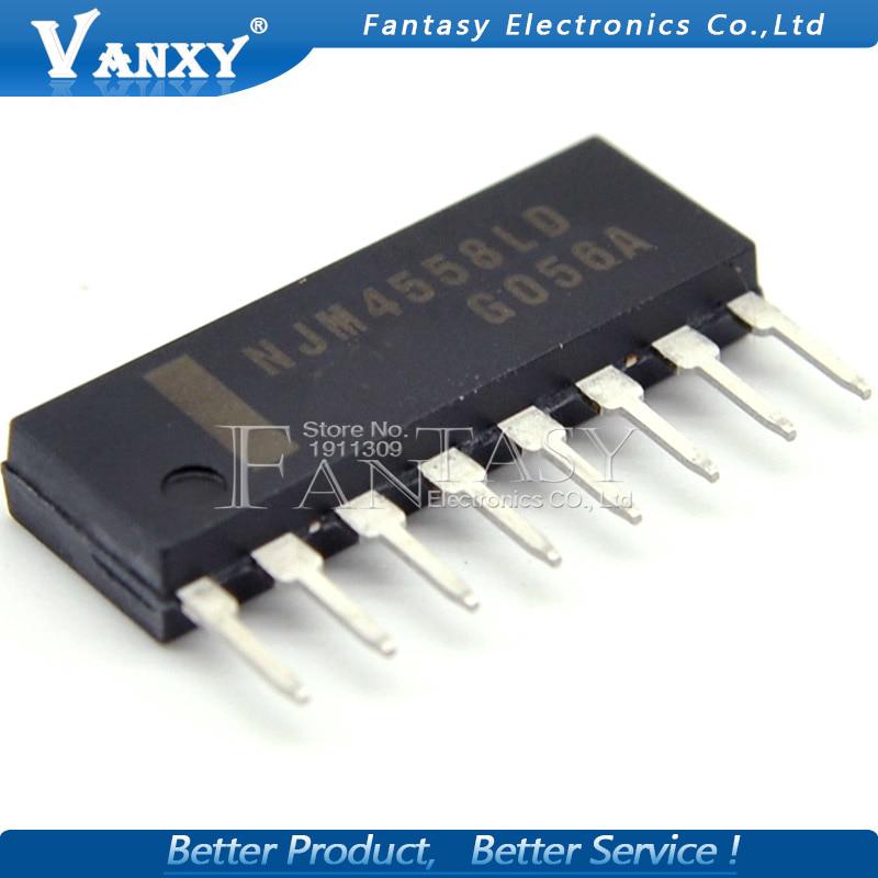 10PCS NJM4558L SIP8 NJM4558 SIP 4558L SIP-8 NJM4558LD new and original IC