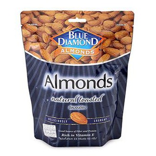 Blue Diamond Almonds Natural Toasted 400 G.  บลูไดมอนด์อัลมอนด์ปิ้งรสธรรมชาติ 400 กรัม