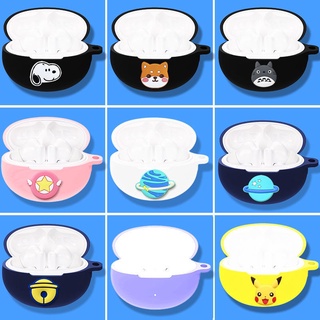 พร้อมส่ง! เคสโทรศัพท์มือถือแบบนิ่ม ลายการ์ตูนน่ารัก สีพื้น สําหรับ Huawei Freebuds 5I Huawei Freebuds 5I