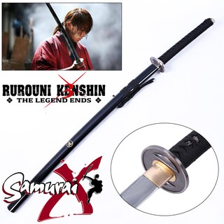 ดาบซามูไร ดาบสลับคม ของ เคนชิน Sword Samurai Rurouni Kenshin ซามูไรพเนจร มีร่องเลือด มีดดาบ รุ่น 00072