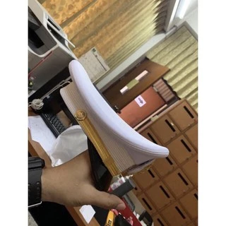 หมวกข้าราชการ หมวกหม้อตาล ชุดข้าราชการ ชุดปกติขาว พร้อมครุฑปักดิ้นทอง