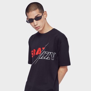 SNAZZY Split T-Shirt เสื้อยืดชาย เสื้อยืดคอกลม เสื้อสตรีท