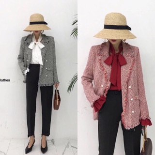 NEW BLAZER TWEED🌷