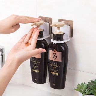 1PC Bottle Holder Useful Plastic Shower Gel Hanger Strong Suction Cup Shower Gel Shampoo Bathroom Wall Mounted Rack Hooks