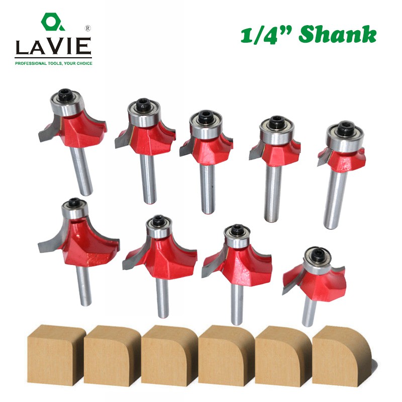LA VIE 1 ชิ้น 1/4 นิ้ว 6.35 มิลลิเมตรคู่โรมัน Ogee Router บิตสําหรับไม้ Edging งานไม้ Endmill เครื่องตัดคลาสสิก MC01035