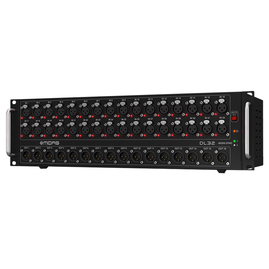 MIDAS DL32 Digital stage box สำหรับใช้คู่กับมิกเซอร์