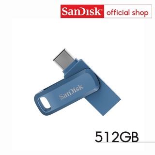 SanDisk Ultra Dual Drive Go USB Type-C 512GB Navy blue (SDDDC3-512G-G46NB, สีน้ำเงิน)