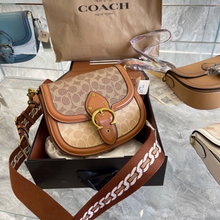 สินค้าใหม่-Coach-กระเป๋าผู้หญิง/กระเป๋าสะพายข้าง/ของแท้100%/พร้อมส่ง/ยิงจริง [ส่งฟรี] กระเป๋าแบรนด์แฟชั่น..
