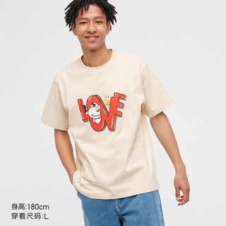 Uniqlo UT เสื้อยืดแขนสั้น พิมพ์ลาย Snoopy UTGP PEANUTS สําหรับผู้ชาย ผู้หญิง 452507S-5XL