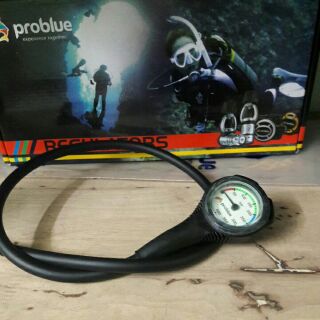 SCUBA DIVING 
Problue Pressure Gauge made in TAIWAN