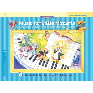 หนังสือเรียนเปียโน Music for Little Mozart Recital 3