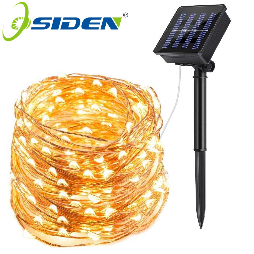 LED Solar Lamp Outdoor 7M 12M 22M LEDs String Lights Fairy Holiday