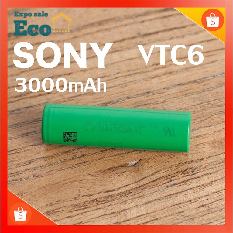 Ecotech Vtc6 30a 3000mah ถ่าน ถ่านชาร์จ 18650 ราคาต่อก้อน ถ่านชาร์จ