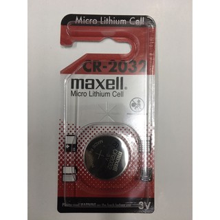 ถ่านmaxell CR 2032(3V) ถ่านเหรียญ