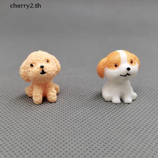 [cherry2] โมเดลฟิกเกอร์สุนัขปั๊กจําลอง ขนาดเล็ก ของเล่นสําหรับเด็ก 9 ชิ้น [TH]