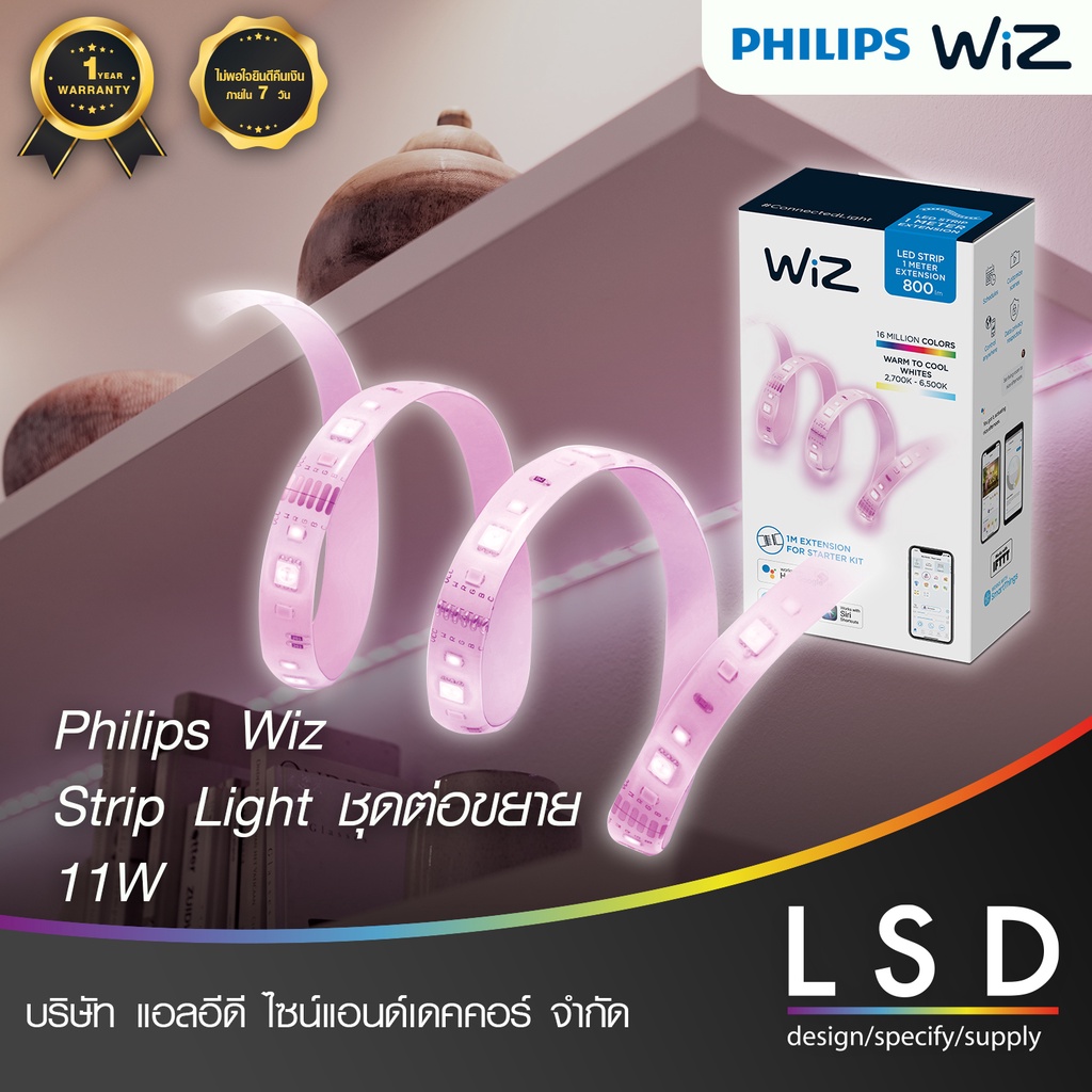 หลอดไฟWiz หลอดwizไฟอัจฉริยะ Strip Light ชุดต่อขยาย