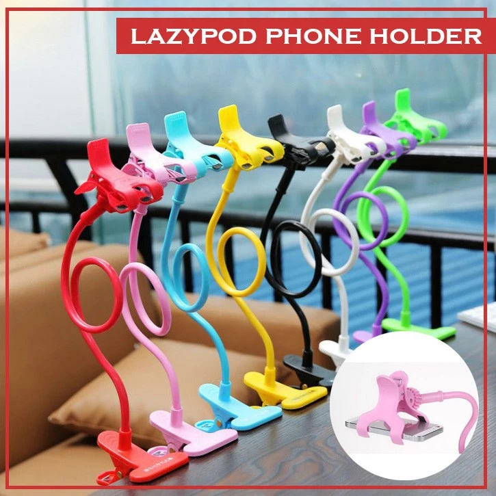 ที่วางโทรศัพท์ขี้เกียจ HP Holder / Table Hook Gadget Clamp thumbnail 5