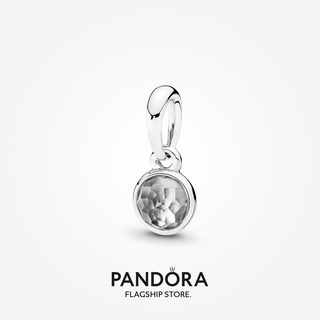 Pandora จี้รูปหยดน้ําเมษายน ของขวัญวันเกิด สําหรับสุภาพสตรี p825