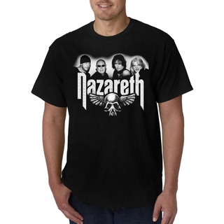 เสื้อยืดผ้าฝ้ายพิมพ์ลายคลาสสิก Nazareth BAND เสื้อยืดลําลอง เข้ากับทุกการแต่งกาย สําหรับผู้ชาย 415454