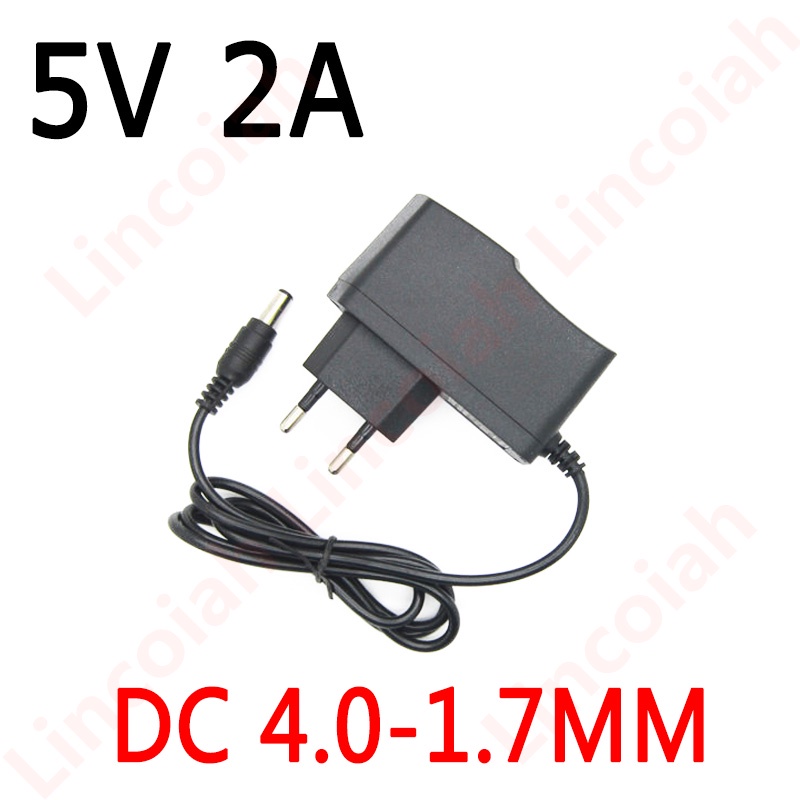 5V 2A Charger Power Adapter แหล่งจ่ายไฟ DC 4.0*1.7 มม.สําหรับ Android TV กล่องสําหรับ Sony PSP 1000 