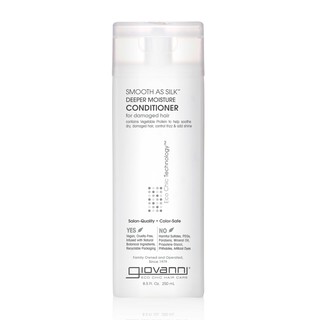 Giovanni ครีมนวดผมสำหรับผมเสีย Eco Chic® Smooth As Silk Deep Moisture Conditioner (250 ml)