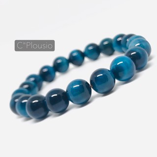 กำไลหิน Blue tiger eye (B02) ขนาด 8 - 10 mm