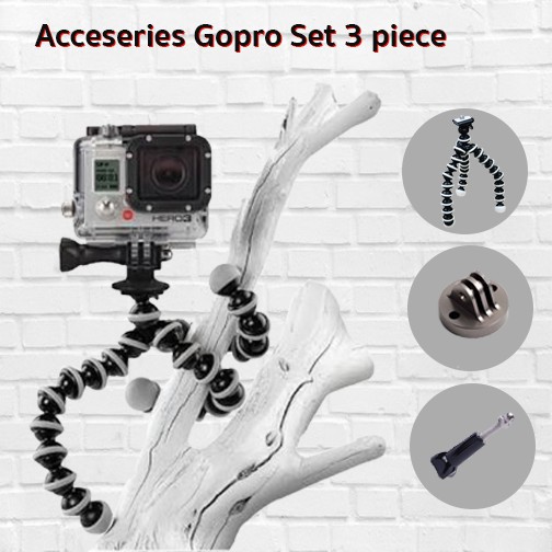 ขาปลาหมึก ขาตั้ง Gopro / Accessories Gopro set 3 piece