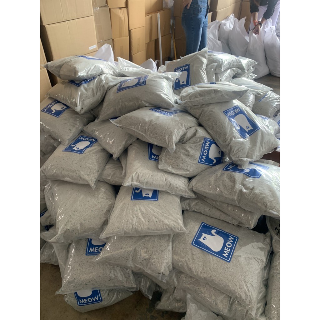 (ส่งฟรี)ทรายแมว MEOW ทรายเบนโทไนท์ กลิ่นแอ๊ปเปิ้ล ขนาด 10 ลิตร ถูกที่สุด(จำกัดไม่เกิน3ถุงต่อ1คำสั่งซื้อ)