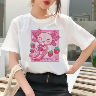 Axolotl เสื้อยืด ลายมังงะ สไตล์วินเทจ สําหรับผู้ชาย 2022