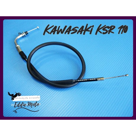 UPPER THROTTLE CABLE Fit For KAWASAKI​ KSR110​ // สายคันเร่งบน​ (ตัวเก่า​)