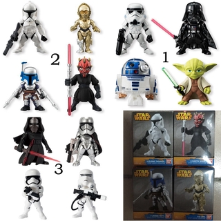 โมเดล STAR WARS STAR WARS CONVERGE 1st 2nd 3rd Generation Storm Trooper Black Samurai ขนาด 5 ซม. สําหรับตกแต่ง 4 ชิ้น ต่อชุด