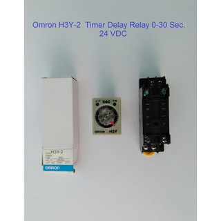 ไทม์เมอร์ รีเลย์ โอมรอน H3Y-2 ( 24 VDC. 0-30 Sec. )