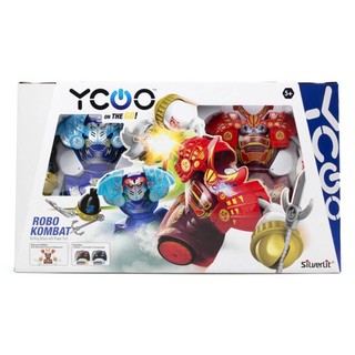 ของเล่น หุ่นยนต์ ต่อยมวย ชกมวย ซามูไร ซิลเวอร์ลิท SilverLit YCOO ROBO KOMBAT (SAMURAI TWIN PACK)