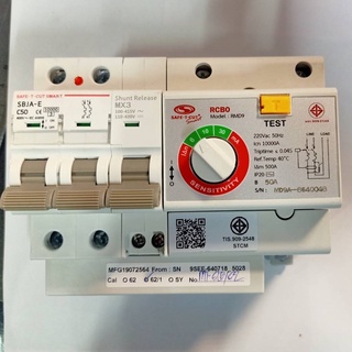 โมดูลกันดูด เมนกันดูด เซฟทีคัท RCBO MODULE  60A เซฟทีคัต Safe t Cut