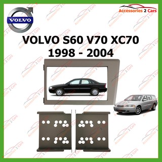 หน้ากากเครื่องเล่น VOLVO S60 V70 XC70 2DIN  ปี1998 - 2004 รหัส VO-4150TG