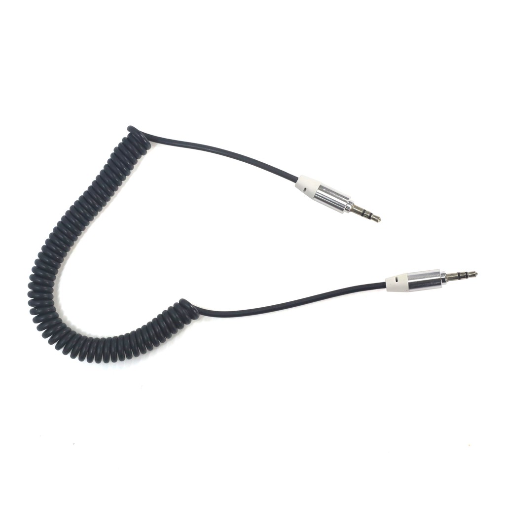 Cable AUX Sterio 3.5mm to 3.5 mm Male to Male Jack Audio(สายสปริง)