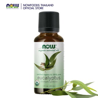 Now Eucalyptus Globulus Essential Oil Organic 30 ml (น้ำมันหอมระเหยยูคาลิปตัส ออร์แกนิค)